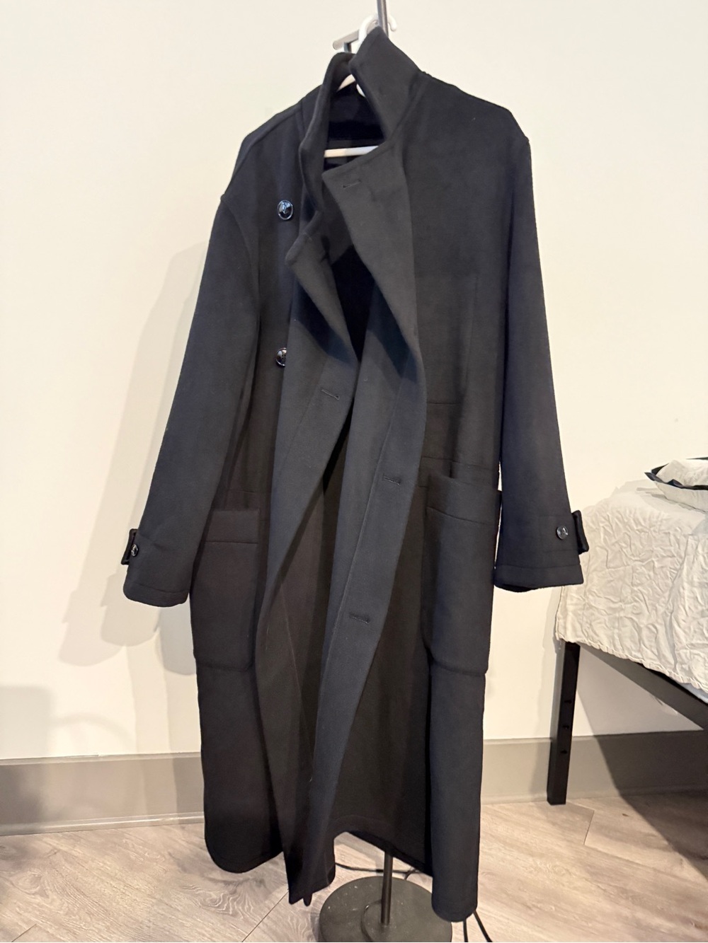 Others Follow Black Women's Long Utility Coat